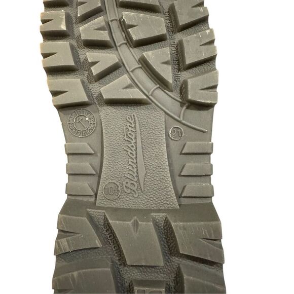 BLUNDSTONE 172 Leather Safety Work Chelsea Boot Stout Brown AUS 10.5 US Men 11.5 - Picture 11 of 16